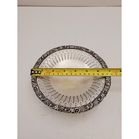 Vintage copper Plate , small copper Plate , Carved Trincket Plate , Carved - Picture 9 of 10